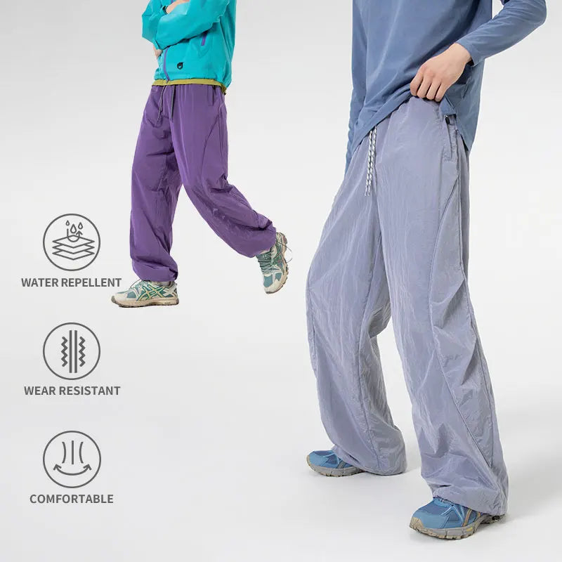 Outdoor Hiking Pants Men Waterproof Sports Mountaineering Zipper Trousers Spring Autumn Breathable Camping Fishing Casual Pants