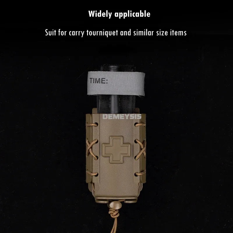Tactical Emergency Tourniquet Holder Tourniquet Medical First Aid Case Quick Release Hunting Sports Emergency Equipment
