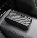 Car Center Console Storage Box, Universal Dashboard Organizer with Lid, Telescopic Coin Glasses Holde