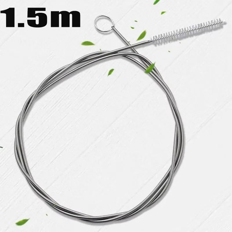 Car Drain Dredge Cleaning Scrub Brush 100/150cm Auto Sunroof Long Hoses Detailing Cleaning Tool Car Accessories for Benz