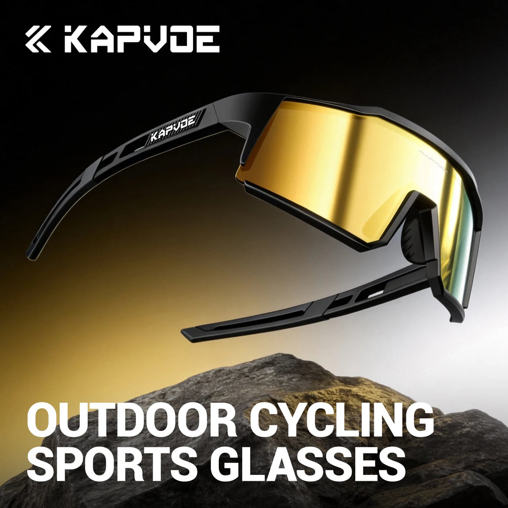 KAPVOE Men's Hiking Eyewear Cycling Sunglasses Fishing Outdoor Sports Sunglasses MTB Bike Glasses Riding Goggle for Women 2026