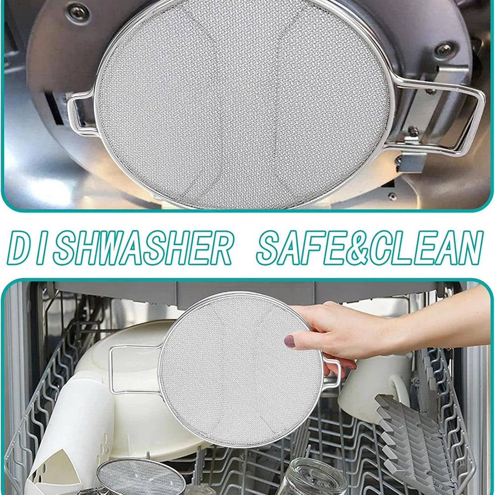 Stainless Steel Splatter Shield for Ninja Foodi IG651 Air Fryer Accessories for Ninja Foodi Smart XL Pro 7-in-1 Indoor Grill