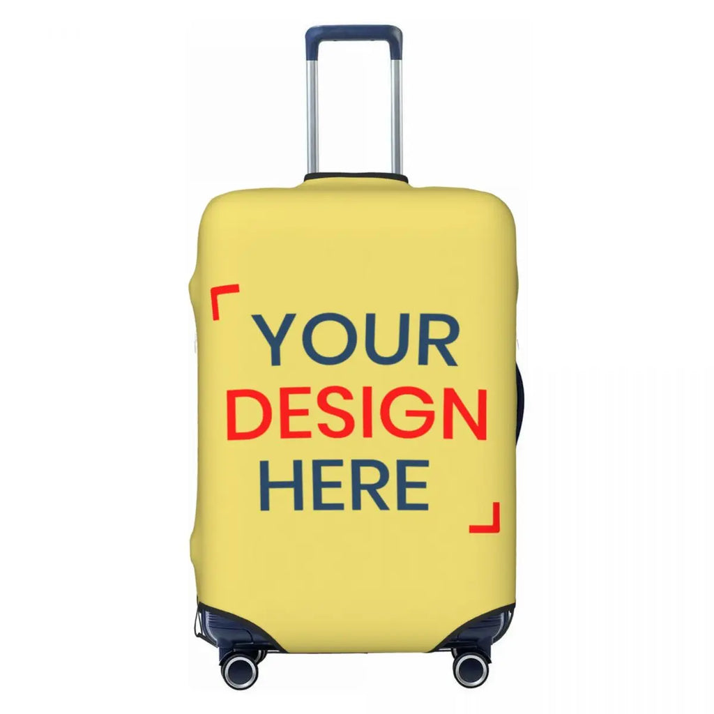Custom Customize Logo Luggage Cover Elastic Your Design Here Travel Suitcase Protective Covers Suit For 18-32 inch