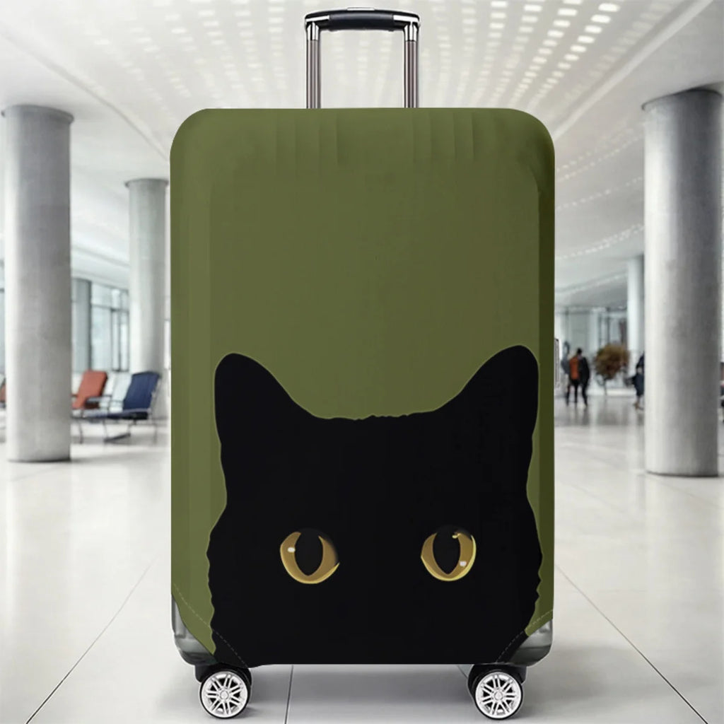 Luggage Protective Cover With Cartoon Print