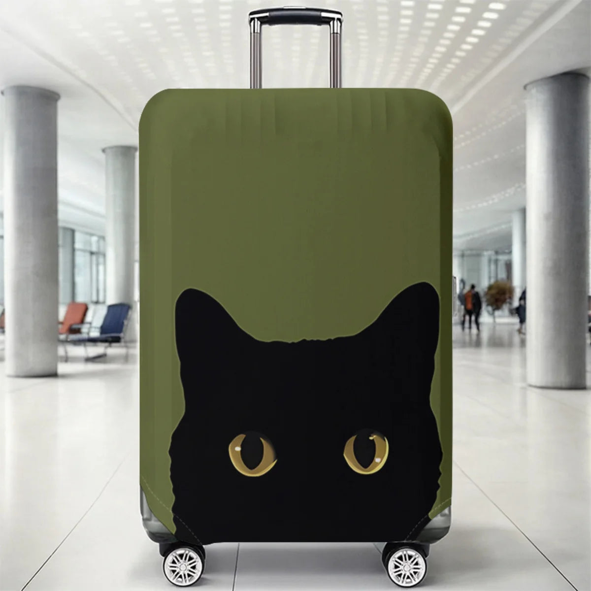 Luggage Protective Cover With Cartoon Print