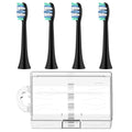 4 Professional Replacement Brush Heads and Toothbrush Head Travel Box Set Compatible with Philips Sonicare Electric Toothbrush