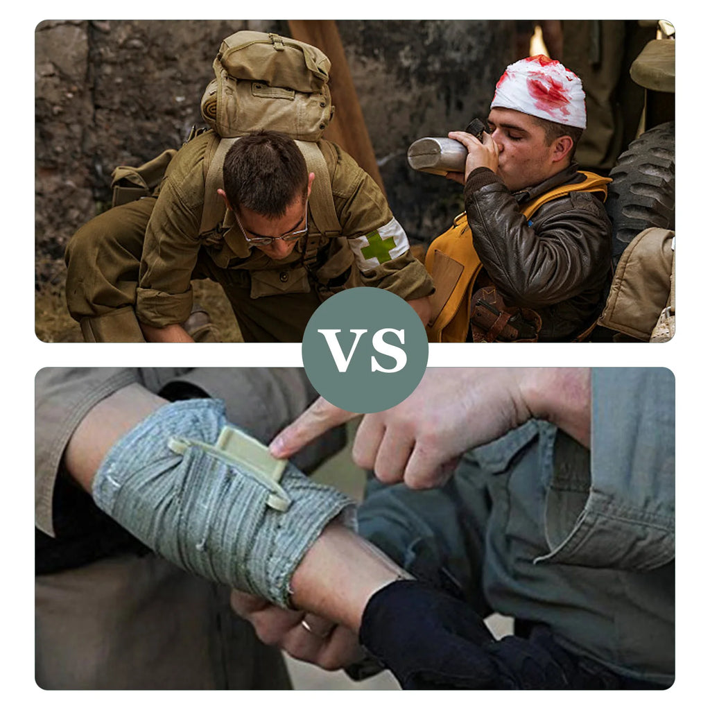 1-20Pcs 4/6inch Israel Bandage Outdoor First Aid Traumatic Hemostatic Bandage Emergency Training Swathe Camping Hiking