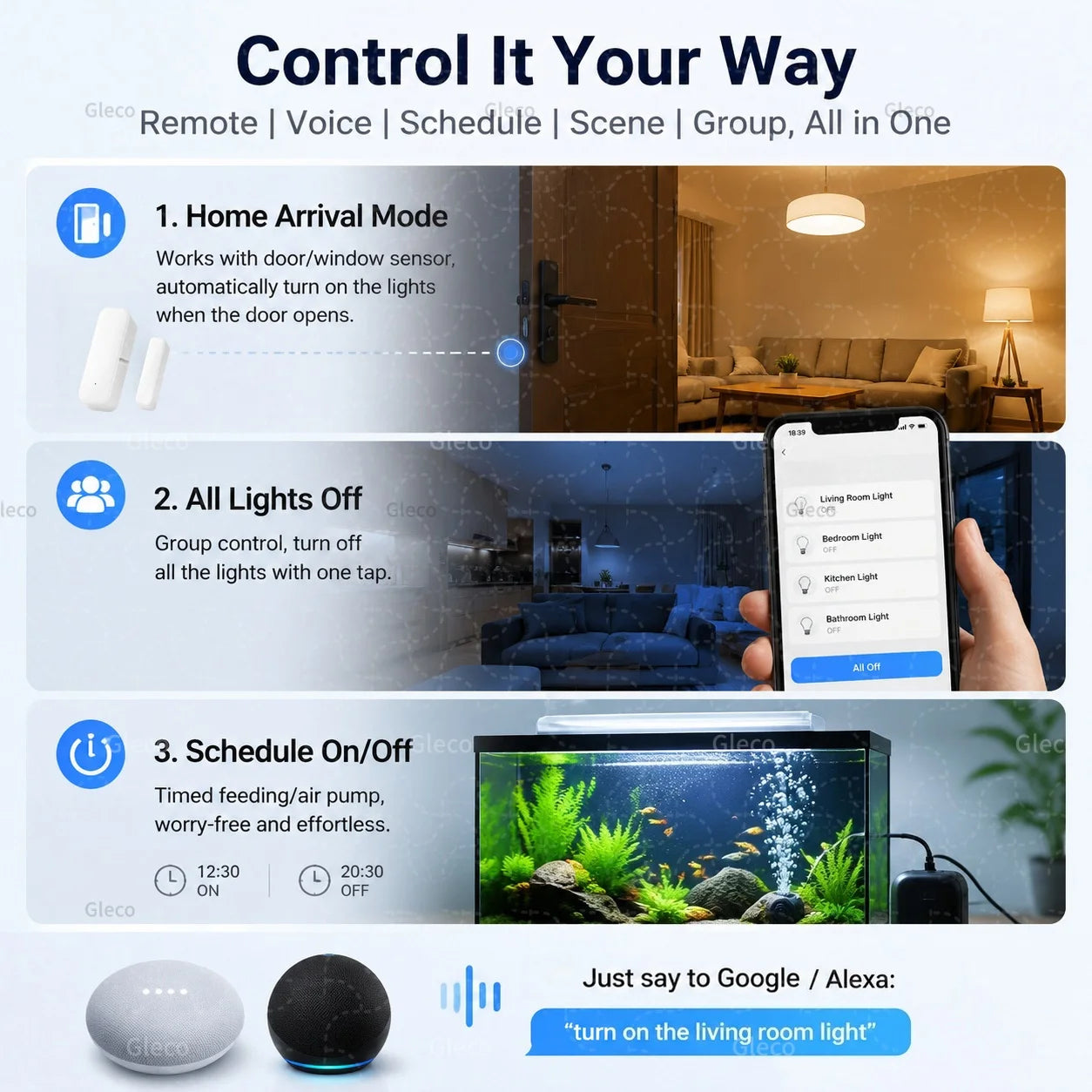 Zigbee TUYA 1/2/3Gang Mini Smart Switch Module 10A/16A DIY Relay Switches Breaker Works With Alexa Google Home Assistant 2MQTT
