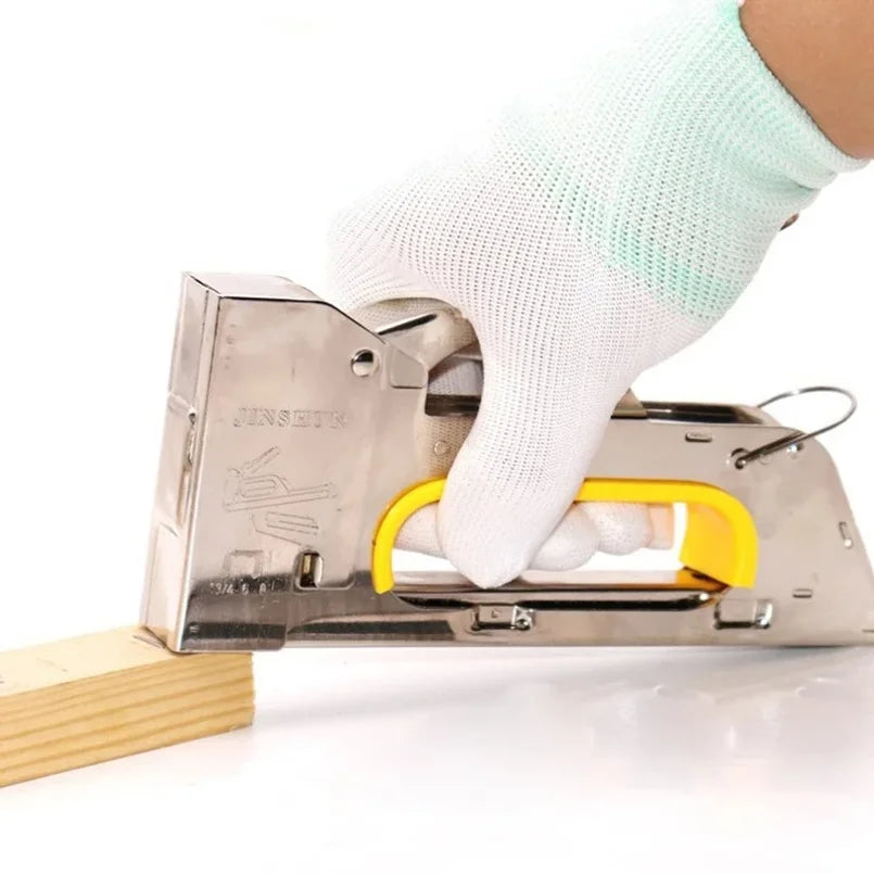 Universal Staple Gun Manual Nail Gun Heavy Duty Furniture Stapler for Fixing Material, Advertising Paint, Decoration, Carpentry