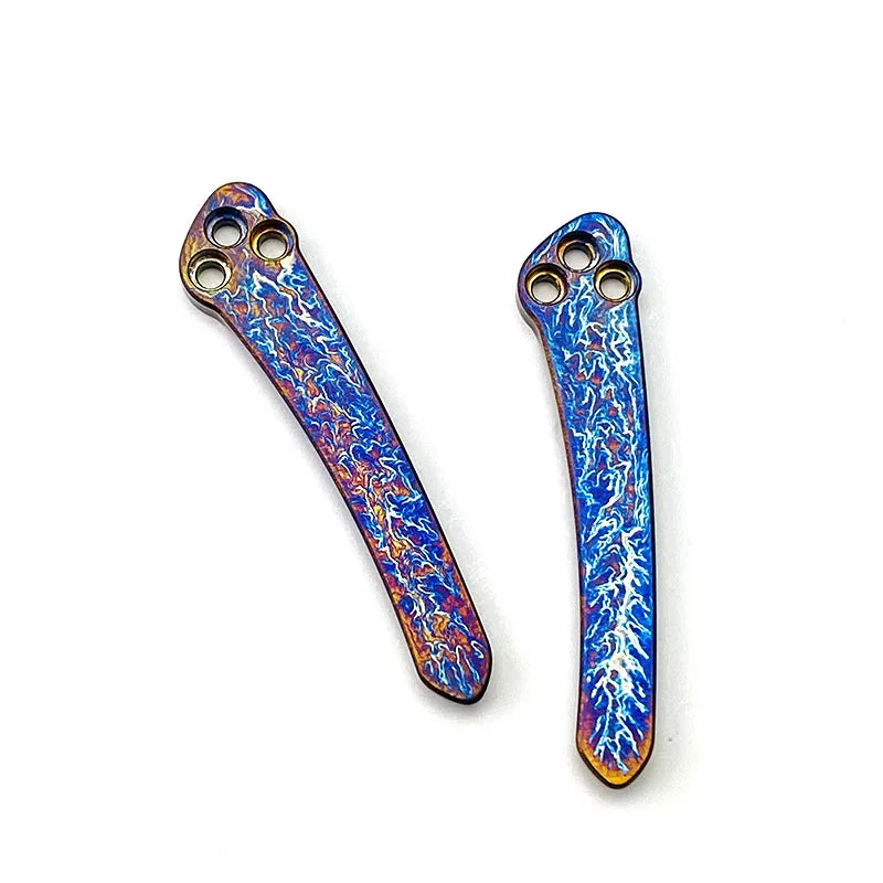 6 Types Custom Hand Made Knife Titanium Deep Carry Pocket Clip Clamp for Spyderco Paramilitary2 C81 PARA3 G10 Police C10 Knives