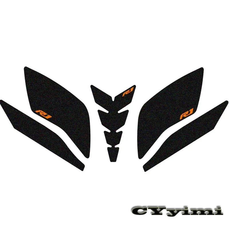 For YZF R1 R1M YZFR1 2015 - 2021 Motorcycle Accessories Side Fuel Tank Pads Protective Stickers Knee Grip Traction Pad