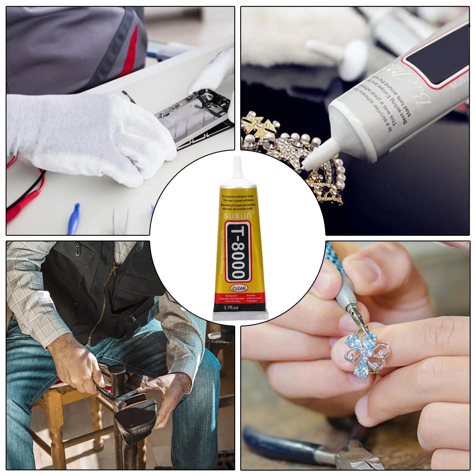1pc SuperGlue Multifunctional Soft Tough Glue Strong Adhesion Quick Dry Plastic Hardware Paper Wood Rhinestones DIY Crafts Glue