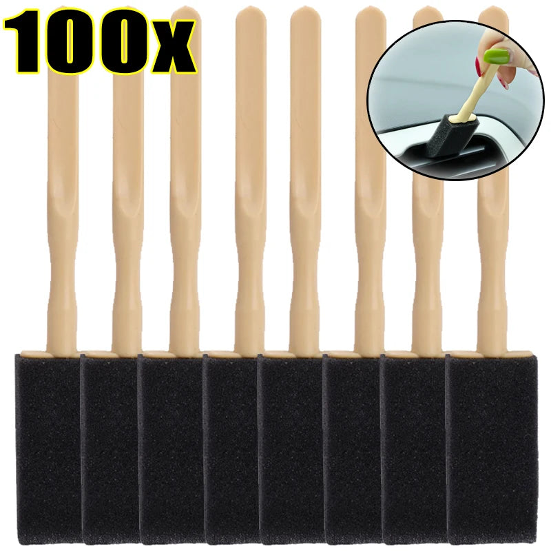 Auto Detailing Blinds Duster Brush Car-styling Auto Cleaning Accessories Car Air Conditioner Vent Brush Grille Cleaner 1~100pcs