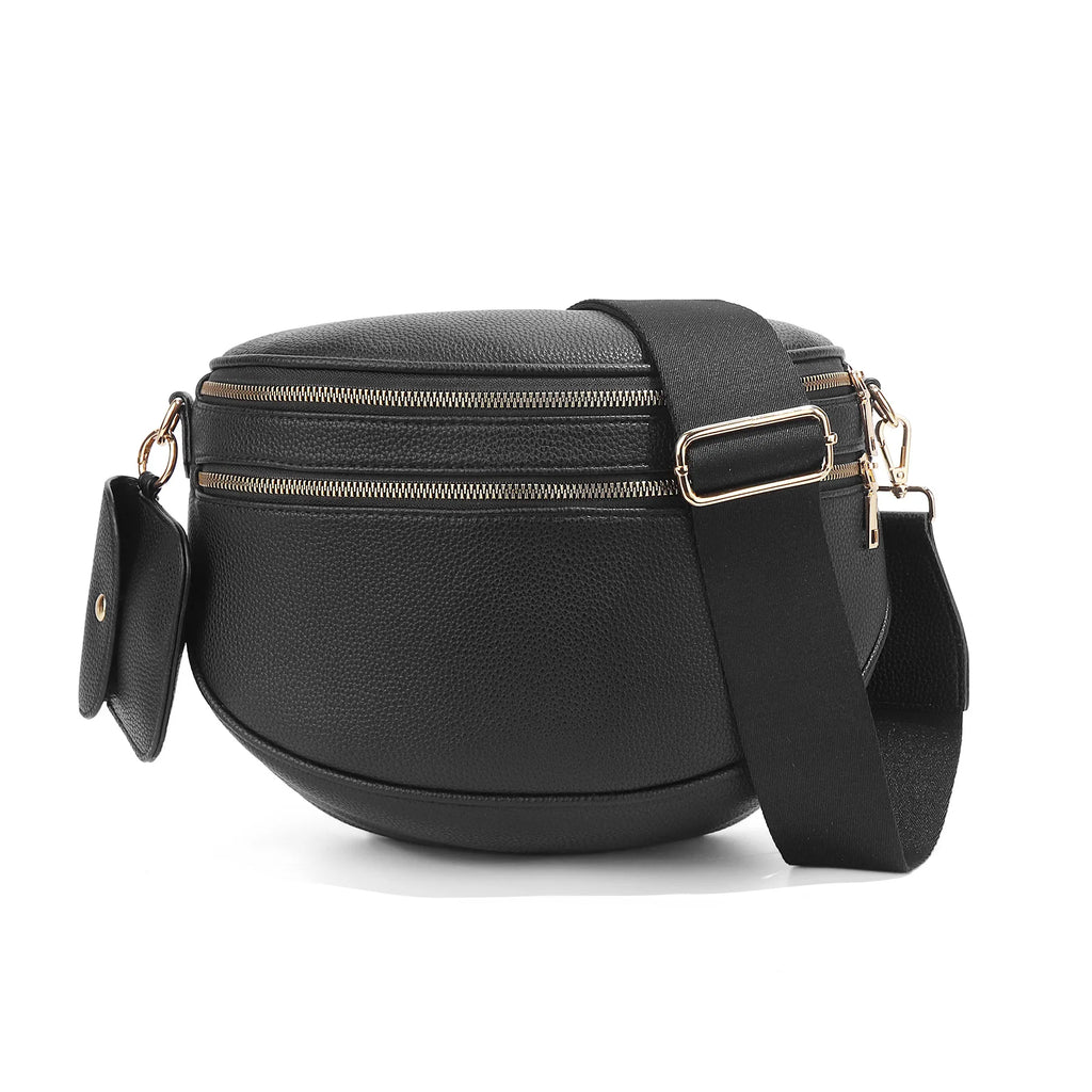 New checkered crossbody bag, shoulder bag, large-capacity shell bag