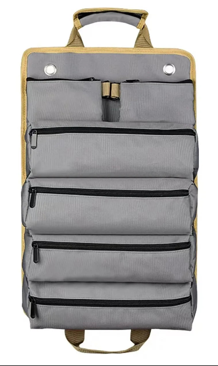 New Car Hardware Tool Kit Portable Electrician Tool Kit Roll up Electrician Woodworking Storage