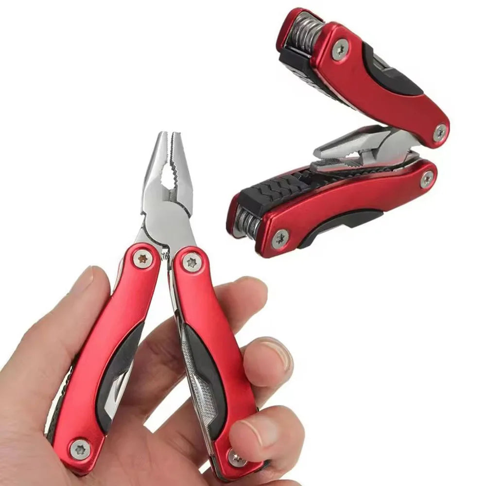 Portable Pocket Multi-Tool Pliers, Peelable, Folding Knife, Multi-Tool for Outdoor Camping, Folding Multifunctional Hand Tools