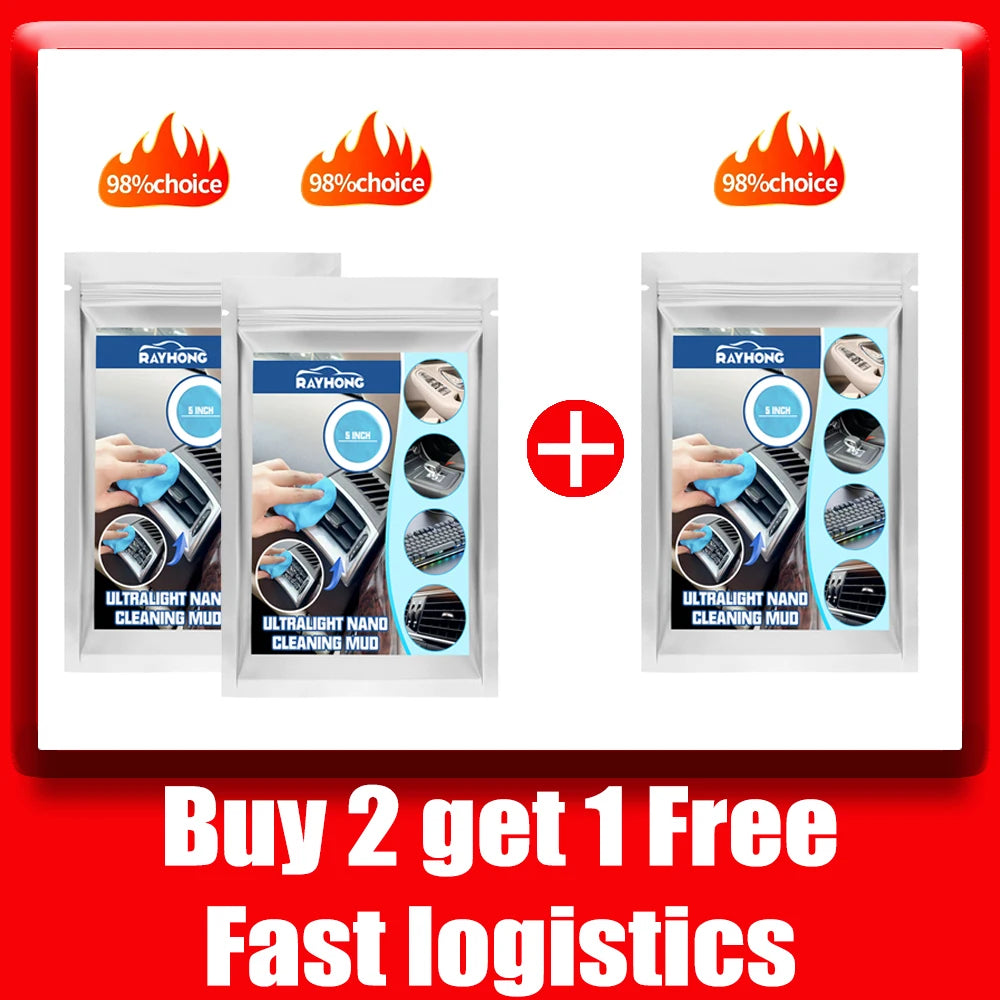 Car Accessories Reusable Interior Detail Car Cleaning Gel Car Interior Cleaner Cleaning Mud Auto Air Vent