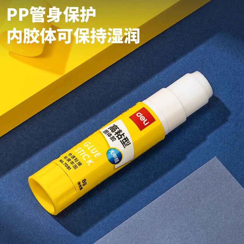 Deli 1/3pcs Glue Stick Pack - 8/15/20/36g High Adhesive Safety Paste for DIY Handicraft Office & School Fastening Supplies