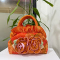 New style sweet lady bag - mini bag - small Xiang Mei lady's flower bag - zero wallet - silk fabric bag - princess bag