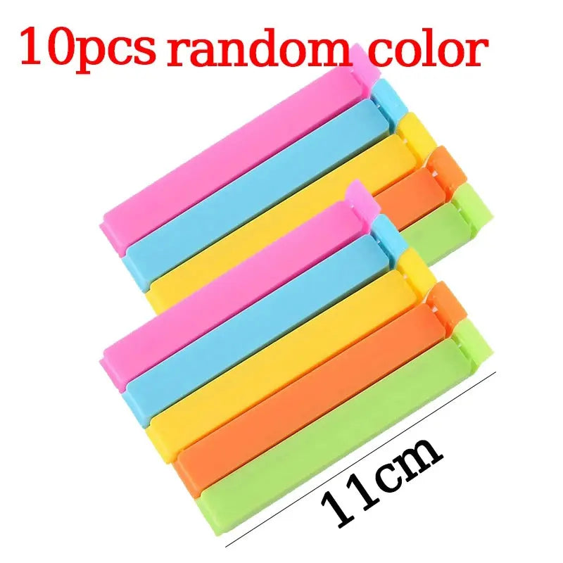 20/5PCS Portable Kitchen Storage Food Snack Seal Sealing Bag Clips Sealer Clamp Plastic Tool Kitchen Accessories Food Bag Clips