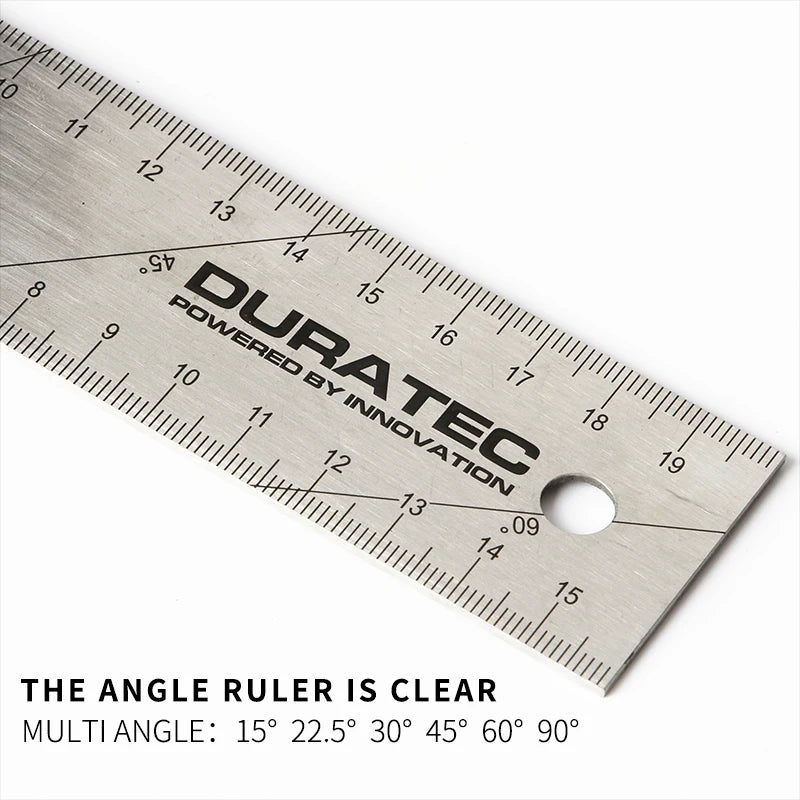 90 Degree Turn Triangle and Right Angle Corner Ruler 200mm 300mm 400mm Plastic Handle for Woodworking Measuring Tools