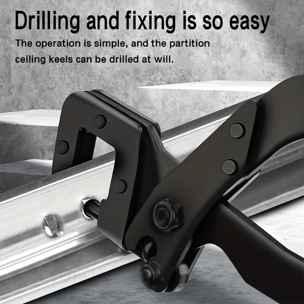 1pc keel pliers light steel keel rivet-free pliers one-handed professional ceiling drilling pliers multi-functional special tool