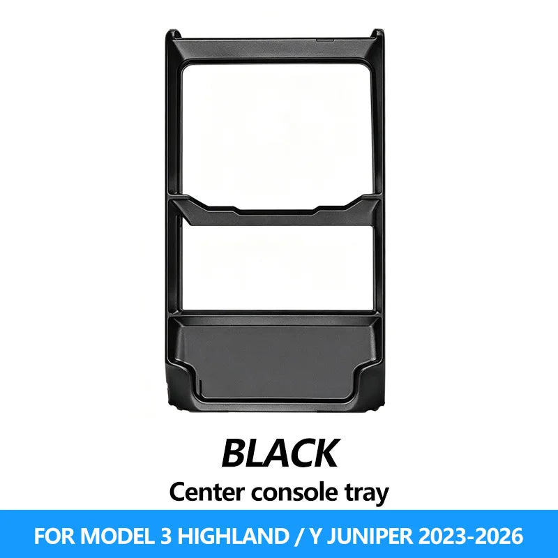 For Tesla Model 3 / Y Highland & Model Y Juniper 2016-2026+ Center Armrest Storage Organizer Tray Center Console storage Box