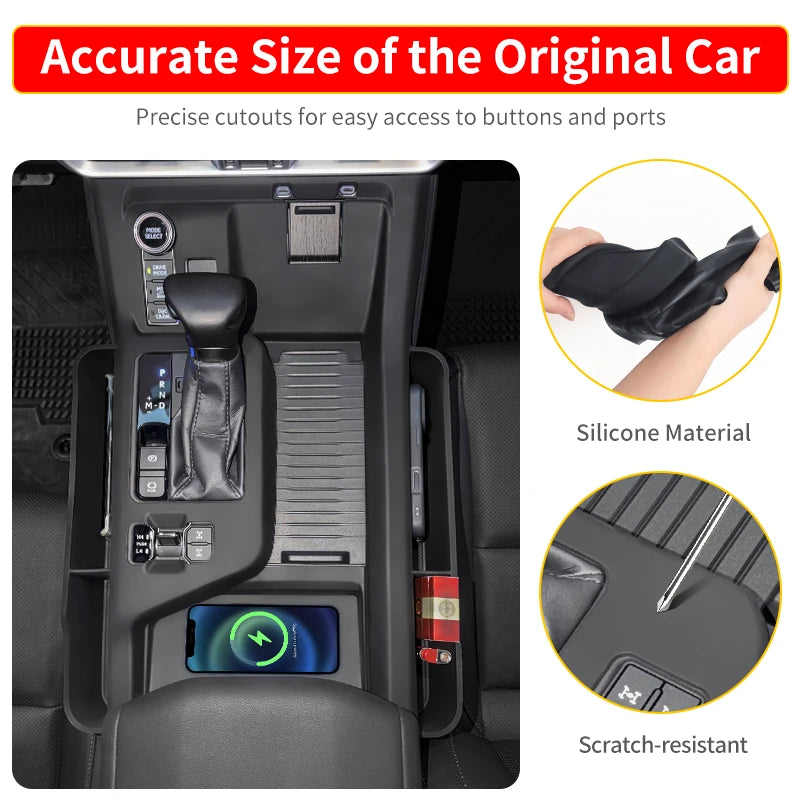 For Lexus 2024 2025 2026 GX550 GX 550 Center Console Protective Cover Non-slip Anti-scratch Dust-proof Car Interior Accessories
