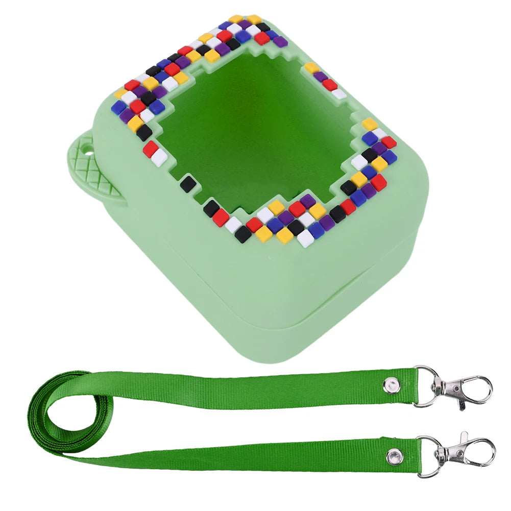 Silicone Carrying Case for Bitzee Interactive Toy Digital Pet Protective Cover with Lanyard Waterproof Shockproof Protective Cas