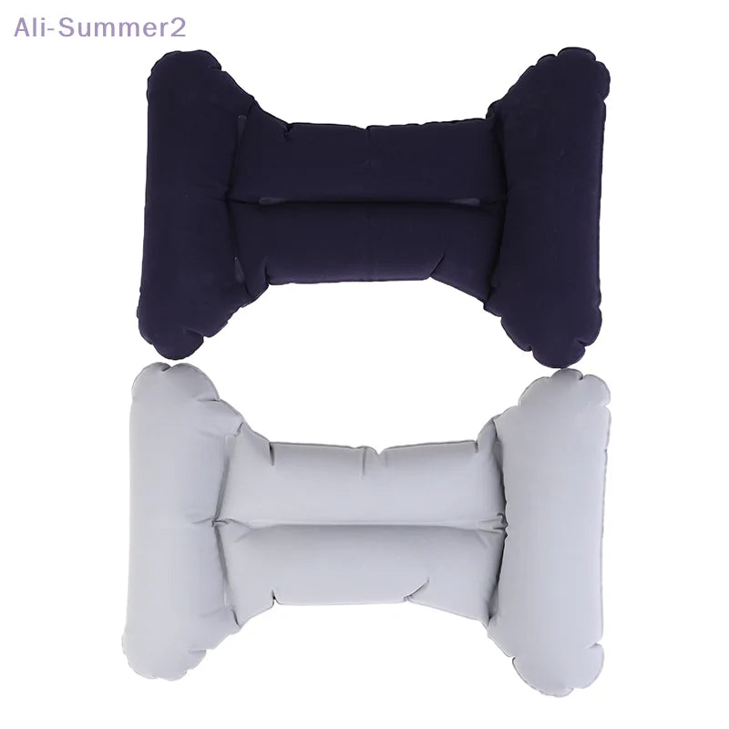 Inflatable Travel Nursing Waist Pillow, Blow Up Lumbar Body Back Support Pillow For Airplane Long Flight Journey Travel Airplane