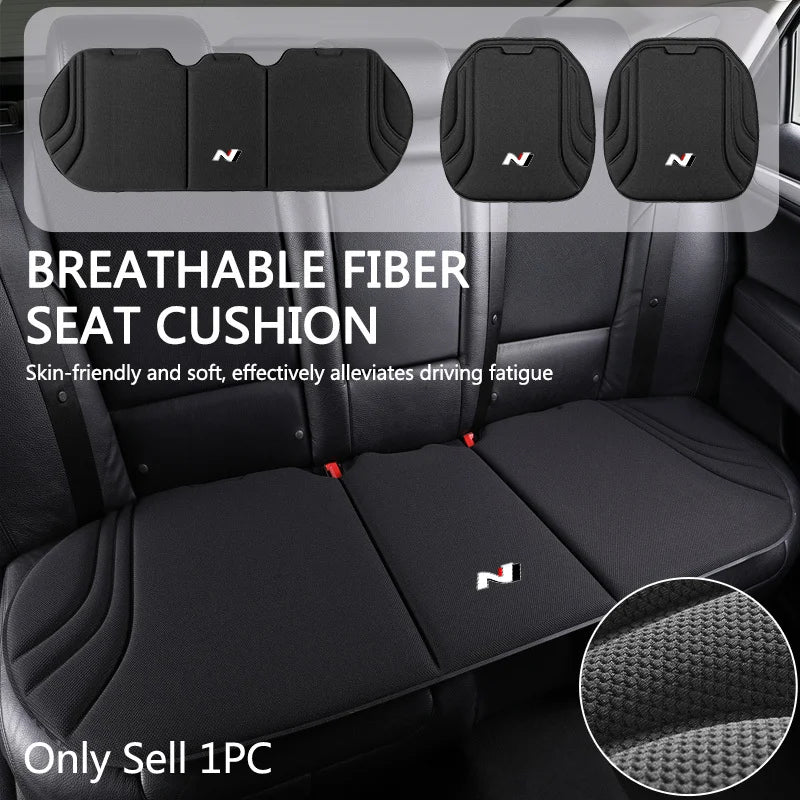 Car Front Rear Seat Cushion Cover Breathable Pads Protective Mat For Hyundai N Avante Sonata Elantra i30 i20 Tucson N Line