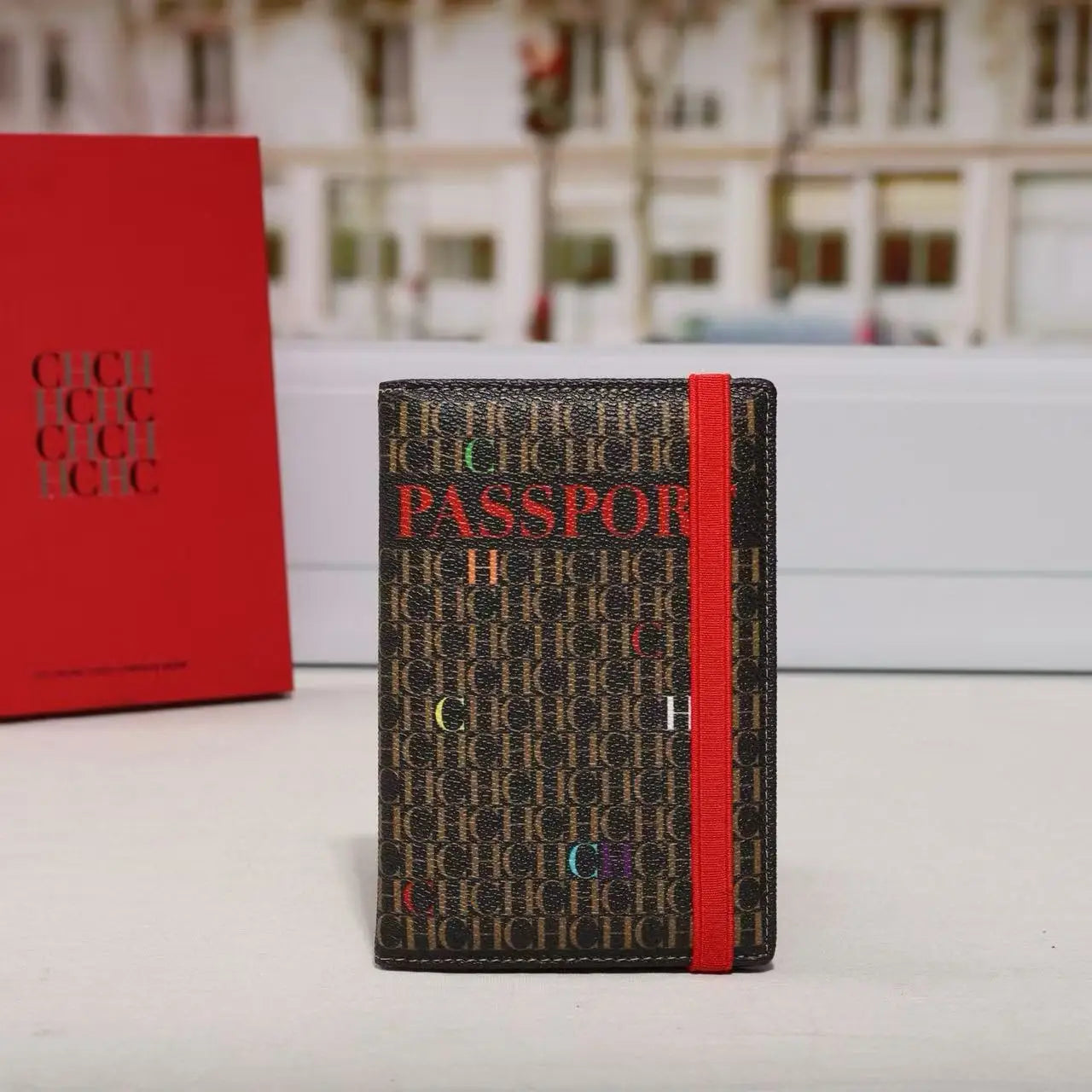 CH Travel Document Card Bag Passport Protective Case Storage Bag Overseas Ticket Holder
