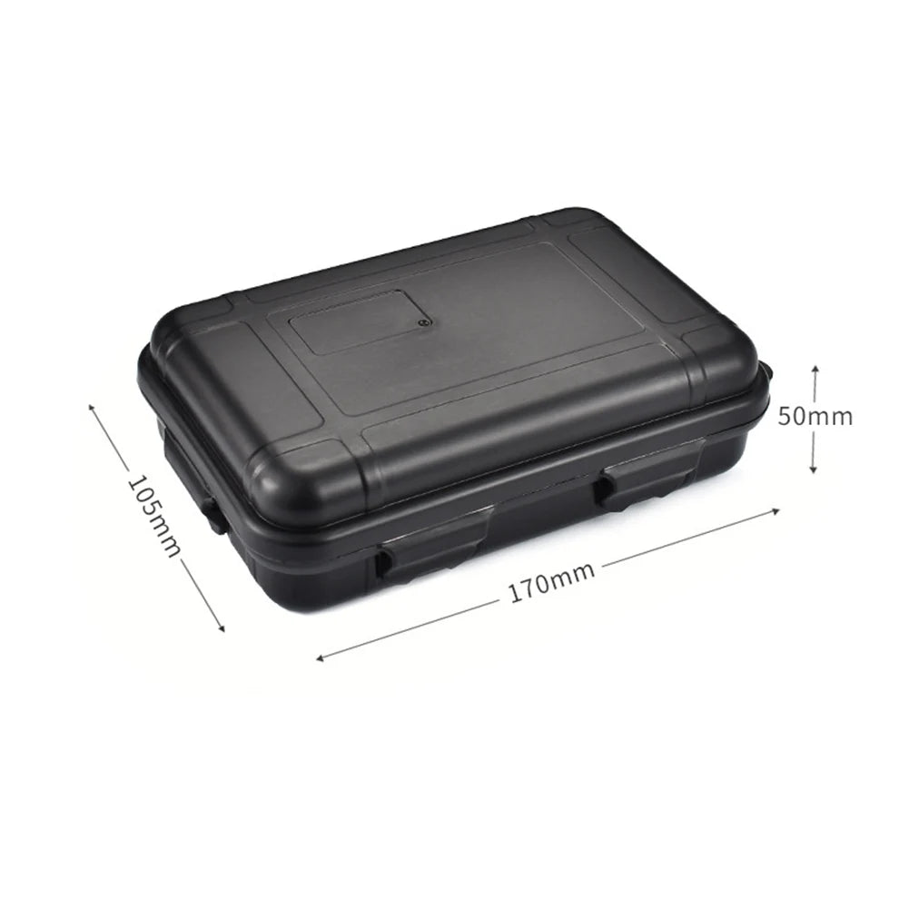 Plastic Outdoor Camping Survival Container Storage Case Box Bag Shockproof Waterproof Case Sealed Box Wild Survival Storage Box