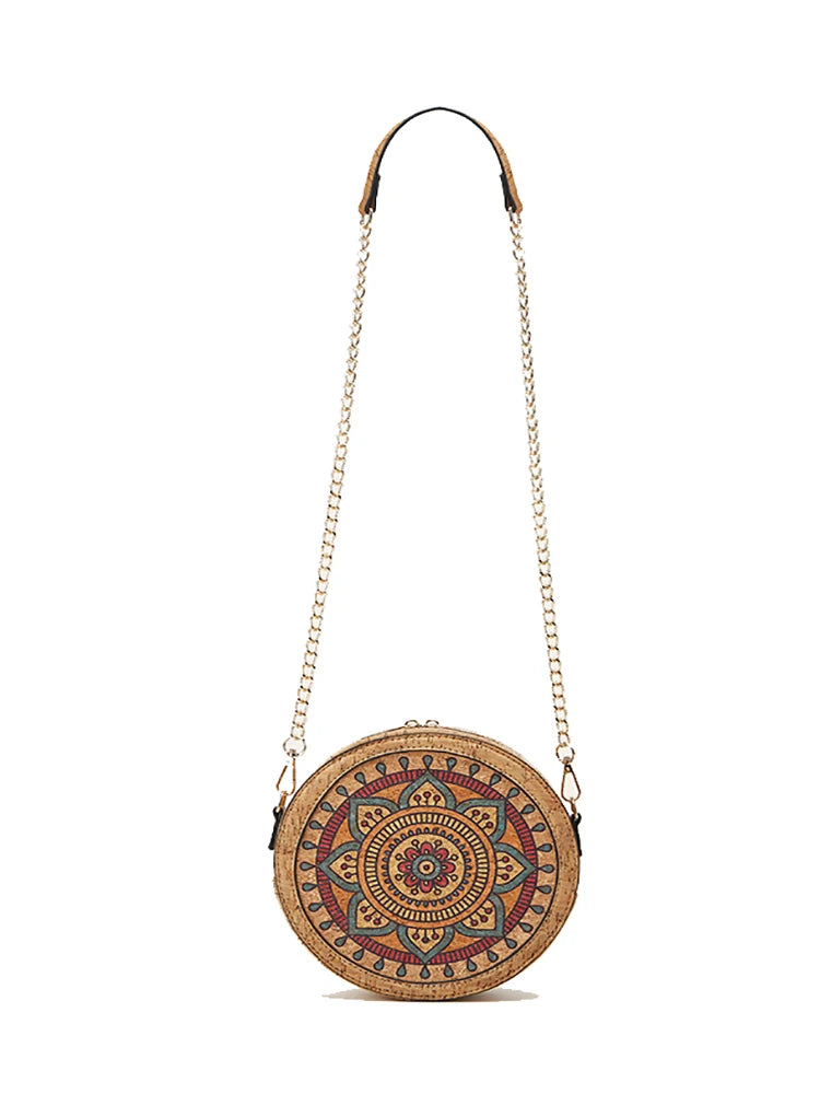 Crossbody Bags Simiaduo Multi-Element Retro Ethnic Style Elliptical Chain Bag For Women