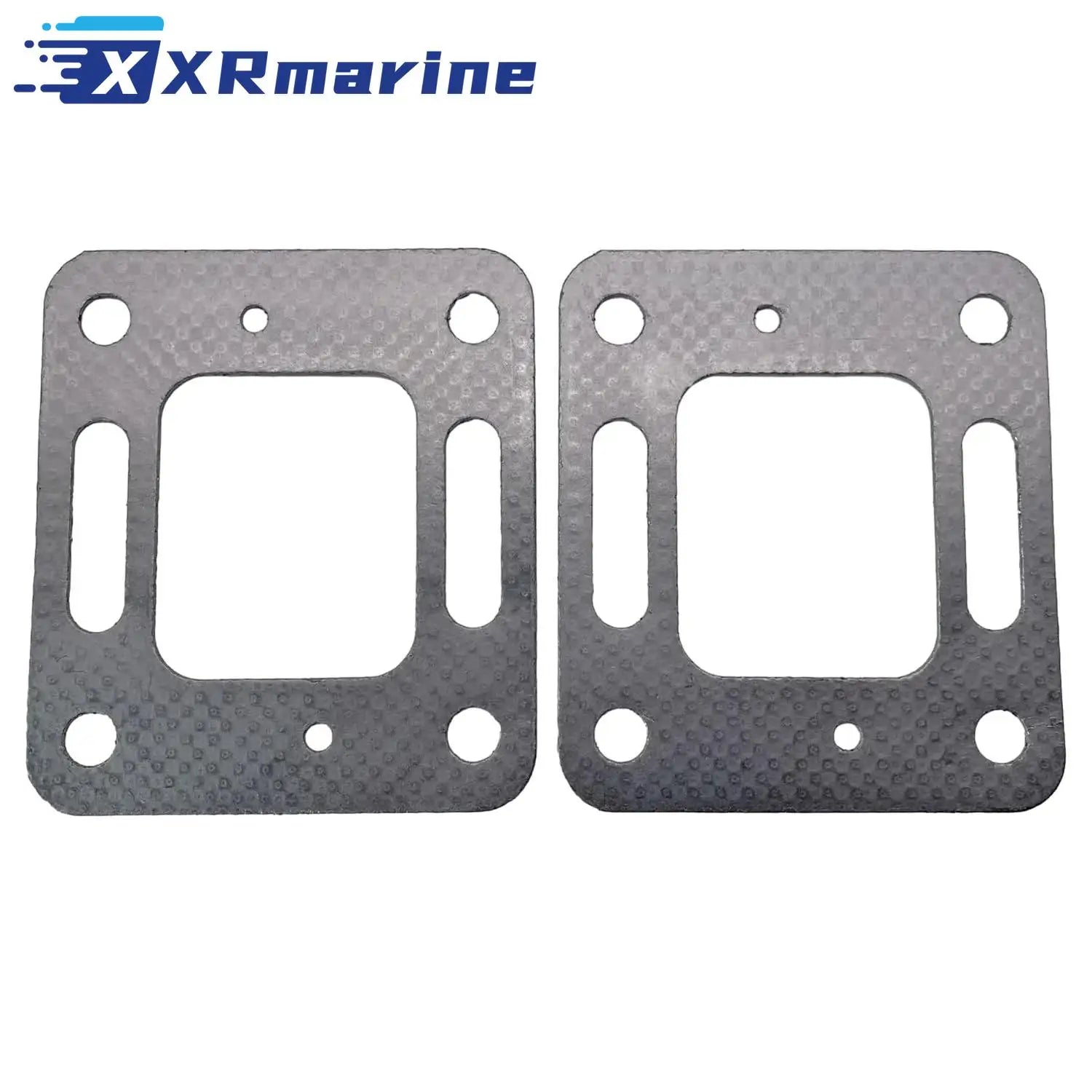 27-863724 2PCS Exhaust Elbow Manifold Gasket for MerCruiser Stern Drive 1981-1997 GM V6 V8  863724 4.3L 5.0L 5.7L 7.4L 863724