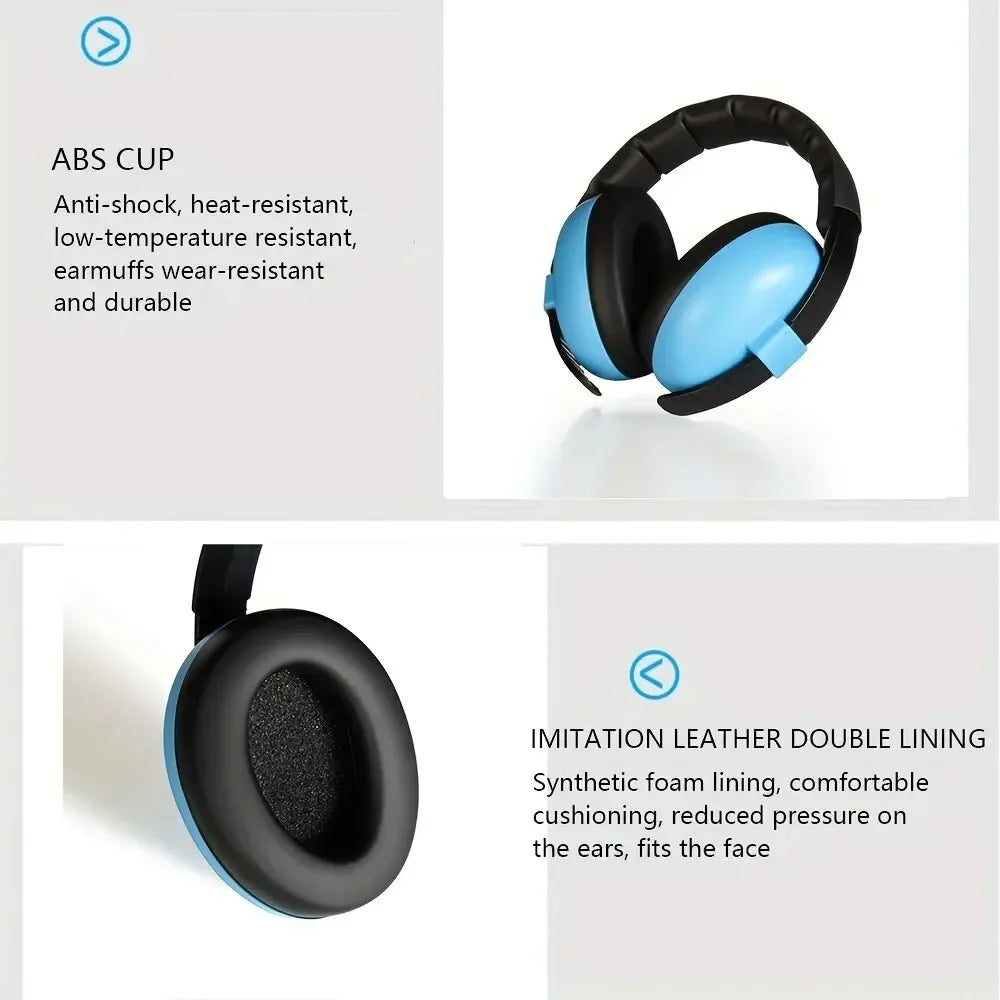 Baby Ear Protection for Babies and Toddlers Noise Reduction Earmuffs Baby Headphones Against Hearing Damage Improves Sleep ﻿