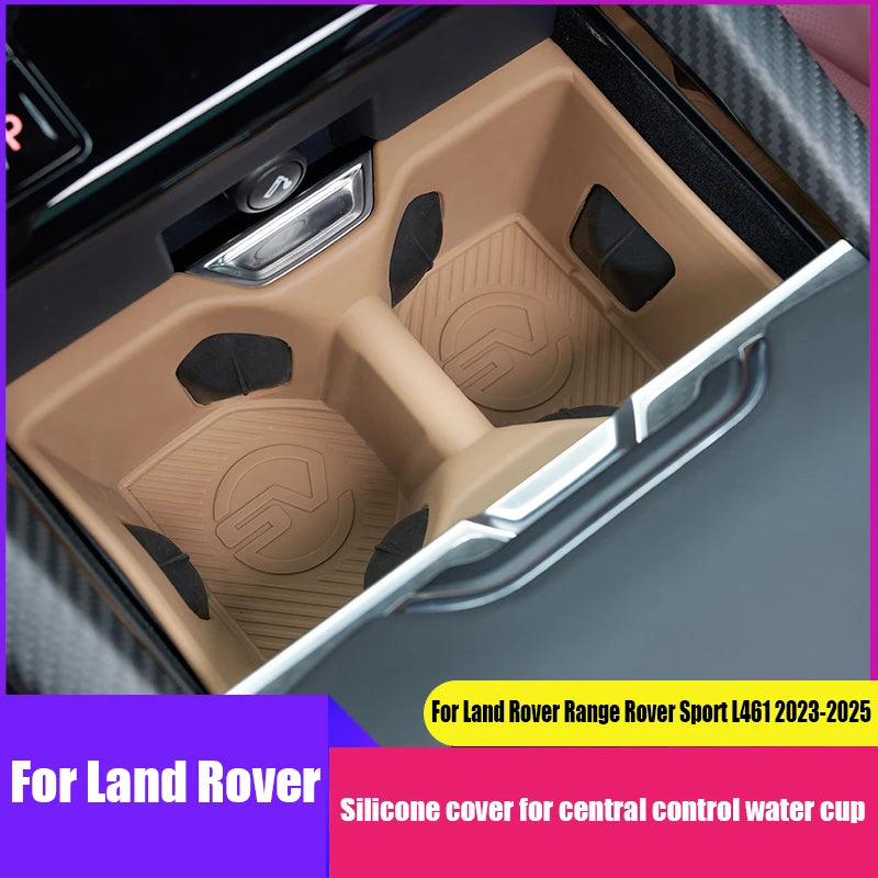 For Land Rover Range Rover Sport L461 2023 2024 2025 Silicone cup storage box for car central control cup holder