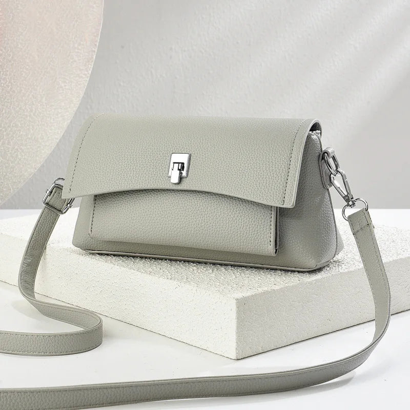 New Fashionable Macaron Style Mini Square Bag Multi-Layer Large Capacity Shoulder Bag for Women Cross-Border Handbag