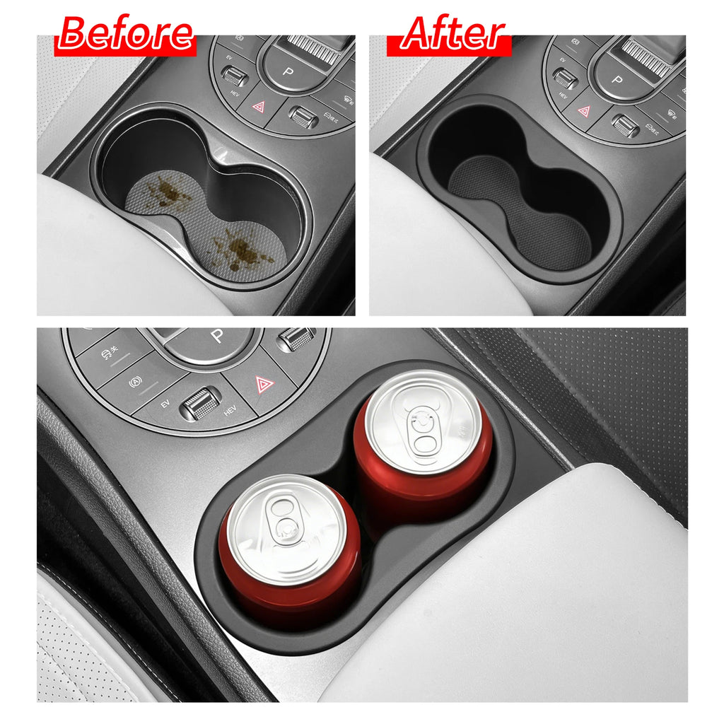 SMABEE for BYD Seal 05 DM-i 2025 Central Console Water Cup Holder Car Interior Accessories Drinks Holder Storage Case TPE