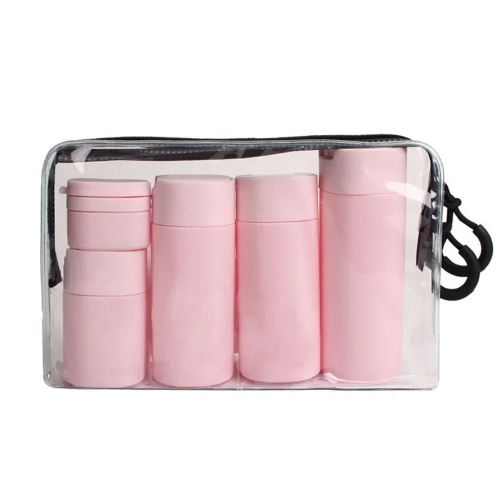 Travel Cream Dispenser Bottles Set Travel Bottles Toiletry Containers Set TSA Approved Travel Essentials