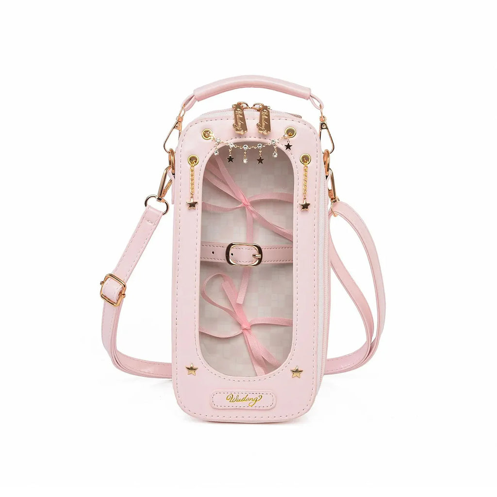 Transparent Crossbady Bag Original Daily Sac Femme Chains Star Bolso Versatile Bags for Woman Hot Sale Popular Bolsos Mujer