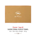 For Opel Car Deer Skin Coral Velvet Wiping Cleaning Absorbent Towel Insignia Corsa Zafira Meriva Mokka Astra H K C D