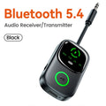 2 in 1 Wireless Audio Receiver Transmitter Bluetooth 5.4 AUX 3.5mm for TV PC Car Airplane Gym Device Dual Headphone Connection
