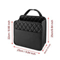 PU Leather Multi-functional Car Seat Storage Bag Hanging Seat Back Tissue Water Cup Holder Portable trash can Backseat Organizer