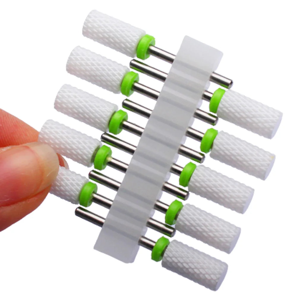 10pc Carbide Manicure Cutters Set Nail Drill Bits Gel Polish Remover Cutter Ceramic Strawberries for Nails Electric Files Tools