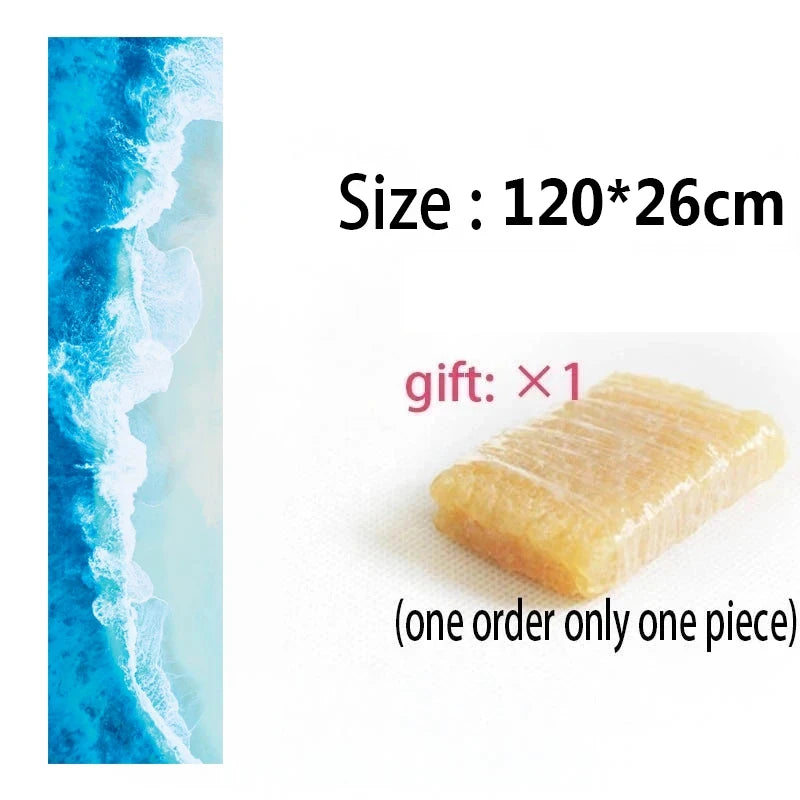 120cm Dancing Longboard Griptapes Long Board Grip Tape Skateboard Griptapes Anti-Slid Sandpaper Colorful Graphic Deck Protective