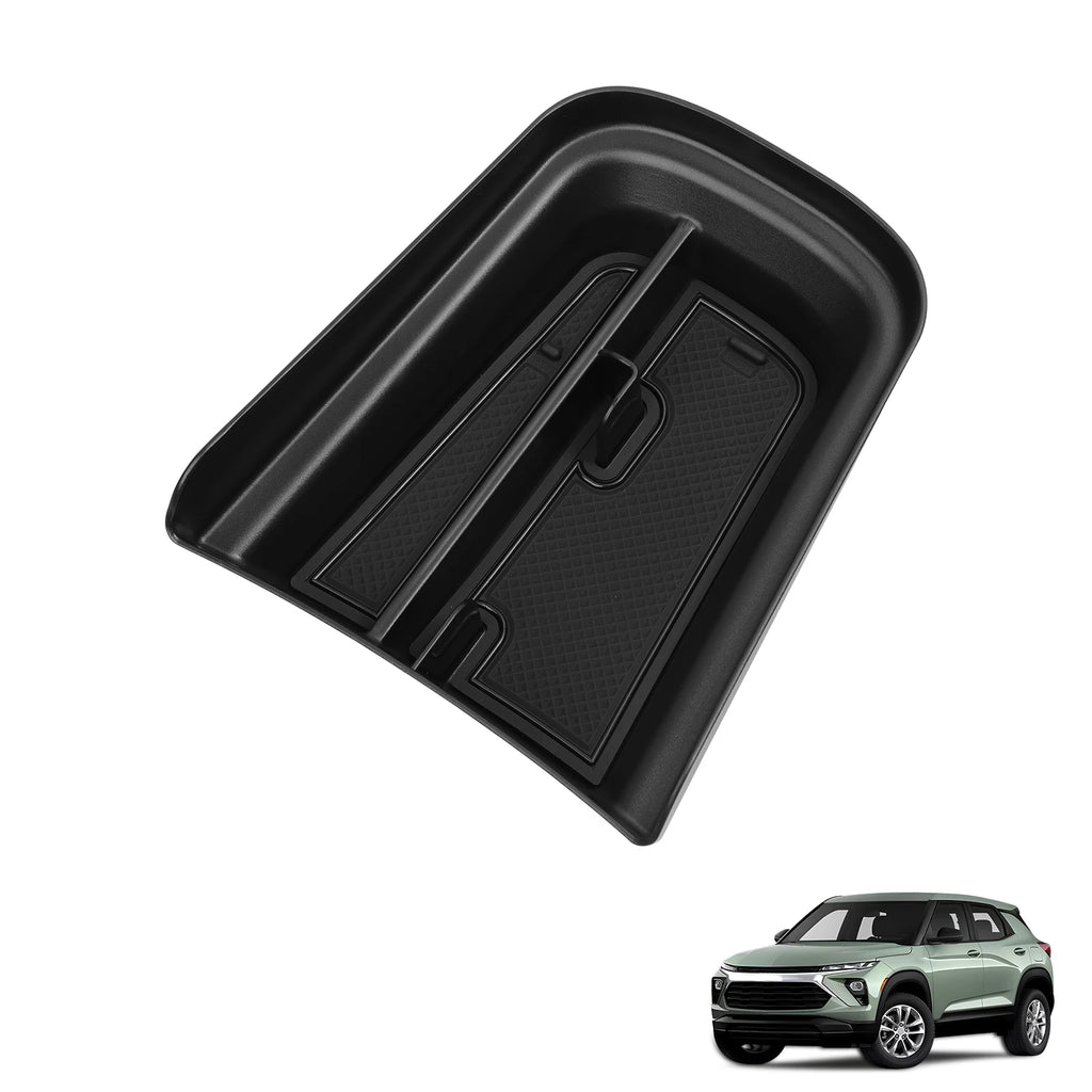 for Chevy Chevrolet Trailblazer 2021-2025 Center Console Armrest Storage Box Hideen Tray Organizer Auto Interior Accessories Bla