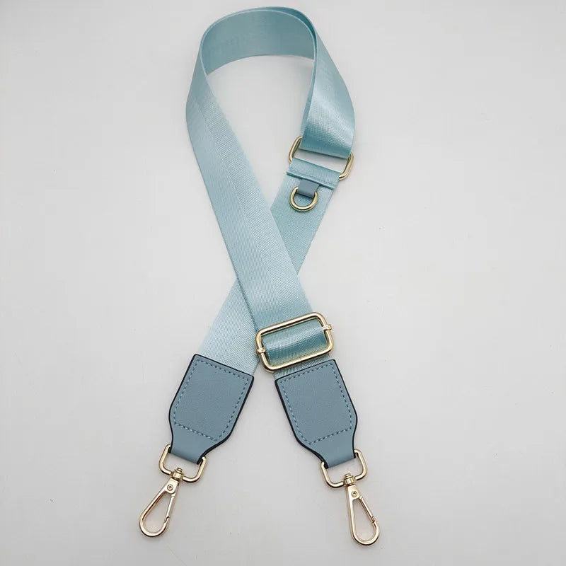 New Solid Color Nylon Bag Accessories D-type Buckle Hanging Small Bag Style Crossbody Strap Adjustable Backpack Shoulder Strap