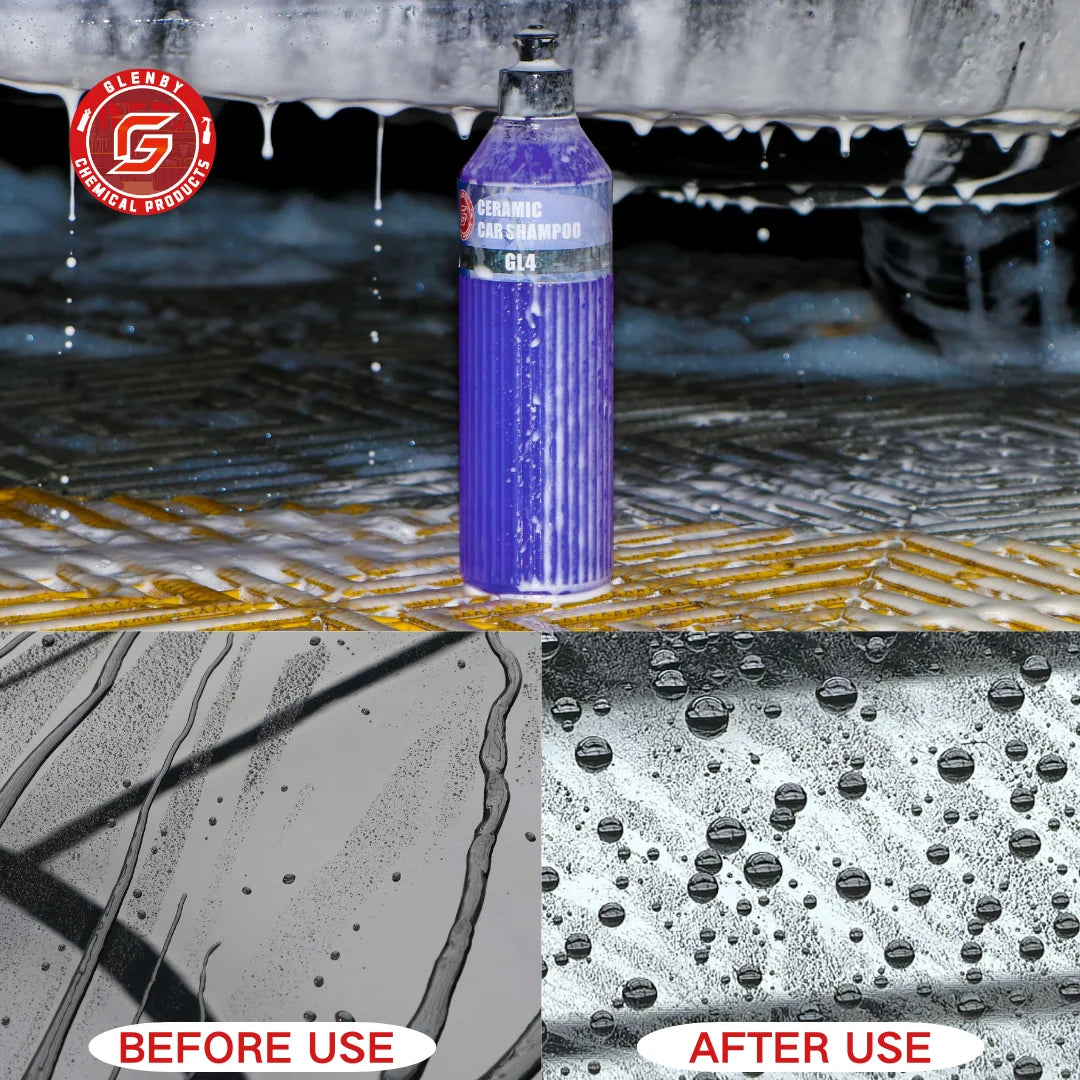 Ceramic Car Shampoo - Car Wash For Ceramic Coatings - Adds Hydrophobic Protection | Enhances Ceramic Coatings | Incredible Shine