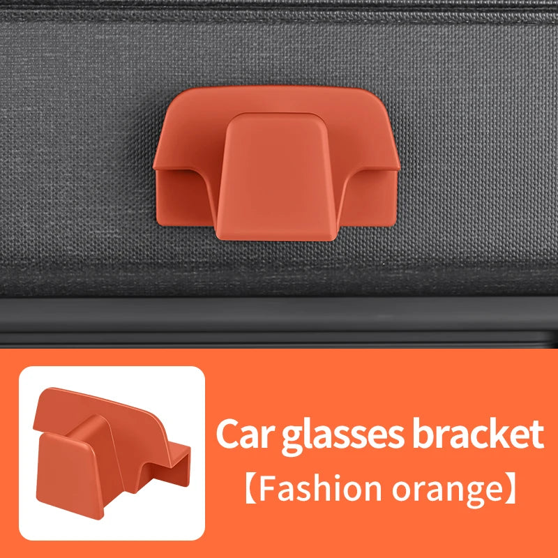 New Sun Visor Glasses Holder Car Sunglasses Clip Data Cable Storage Holder Car Sunglasses Holder Eyeglasses Clips Accessories